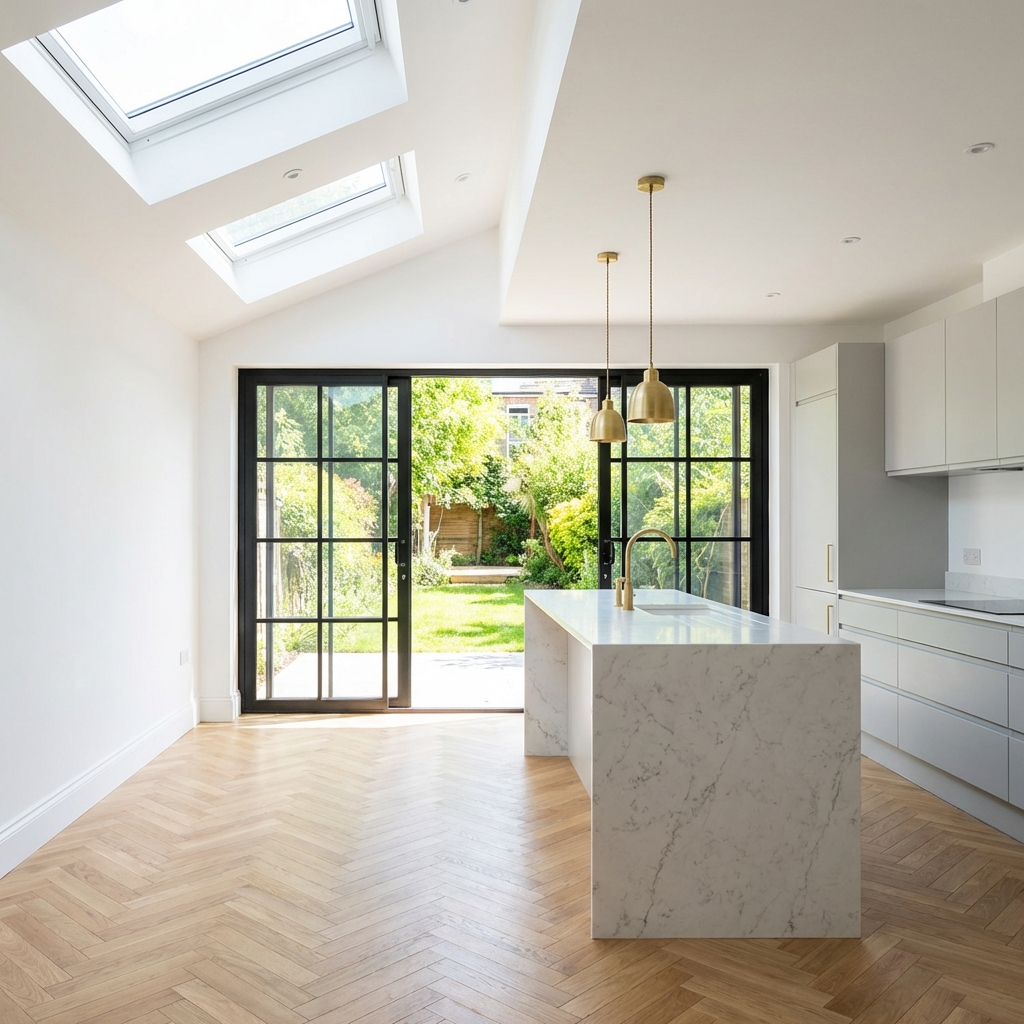 Transformative Kitchen Extension: After